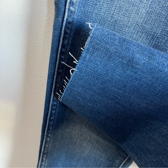 MADEWELL 10” High Rise Skinny Jeans Blue with Button Fly - Picture 9 of 14